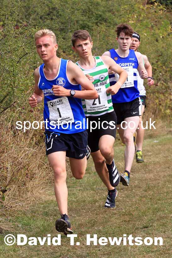 Senior Mens relay 2022 Farringdon Cross Country, Sunderland, Saturday, Sept. 3rd. Photo: David T. Hewitson/Sports for All Pics